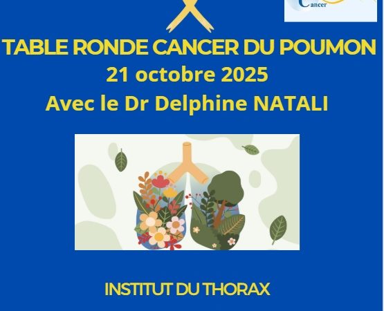 21 octobre : Table ronde Cancer du poumon