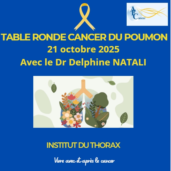 21 octobre : Table ronde Cancer du poumon